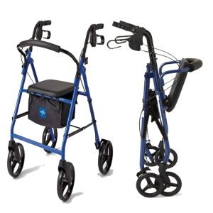 Basic Steel Rollator, 8" Wheels