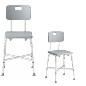 Aluminum Shower Chair with Back
