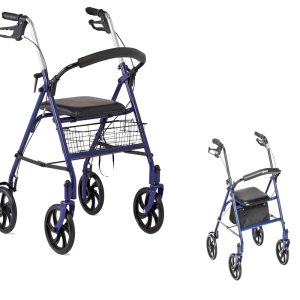 Basic Steel Rollator, 8" Wheels