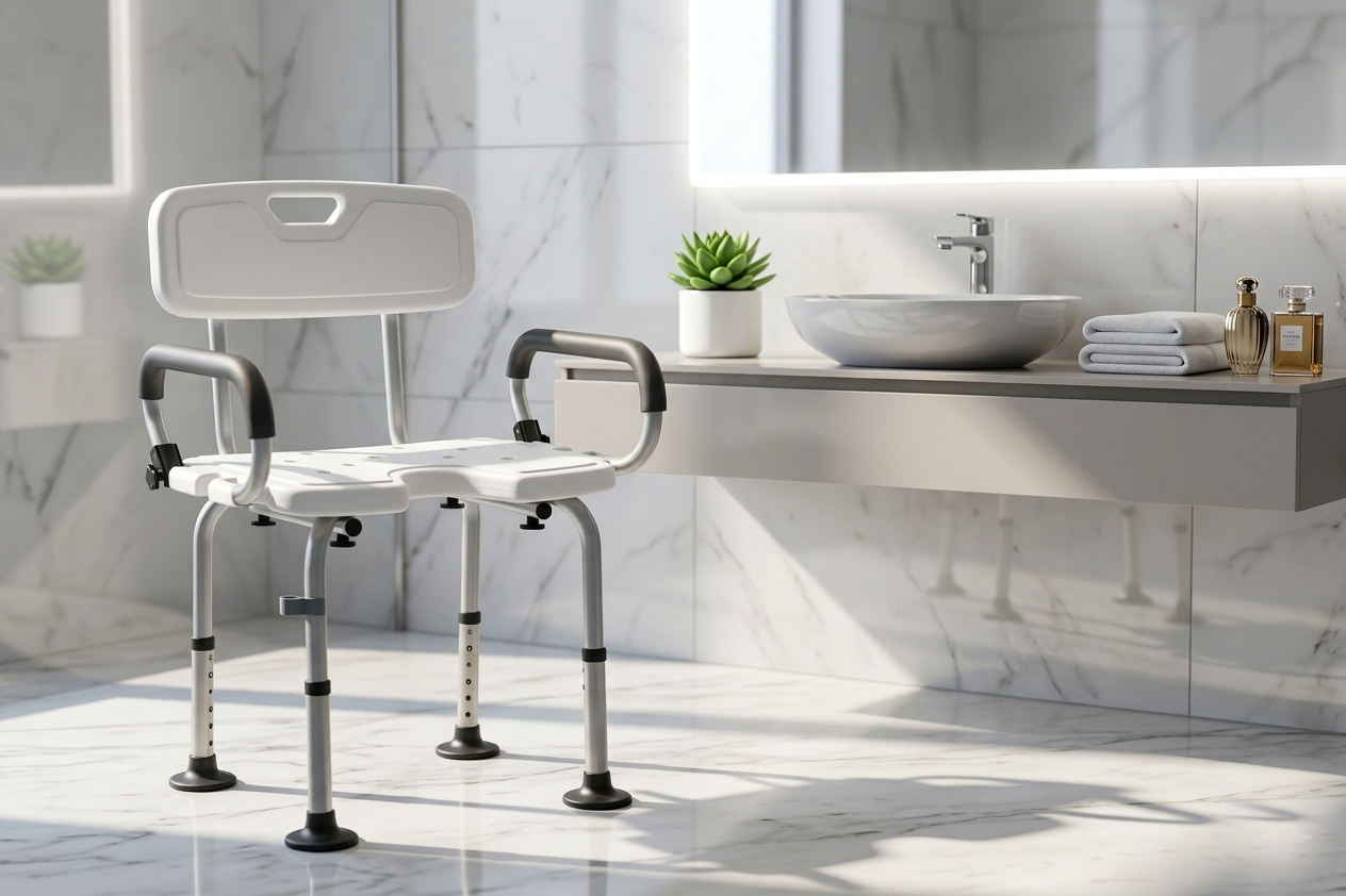 Aluminum Shower Chair without Back